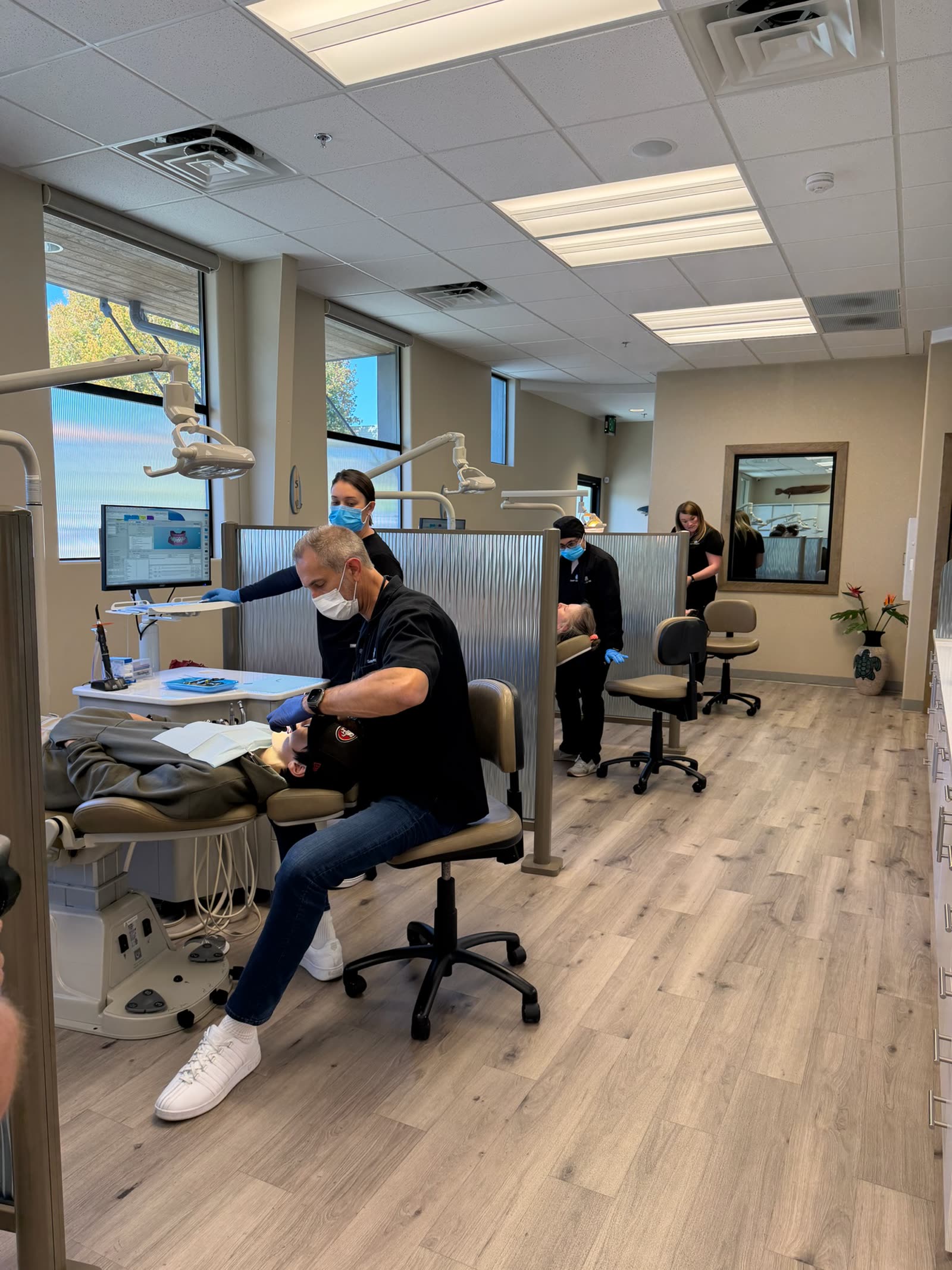 The treatment bay at the Arroyo Grande office.