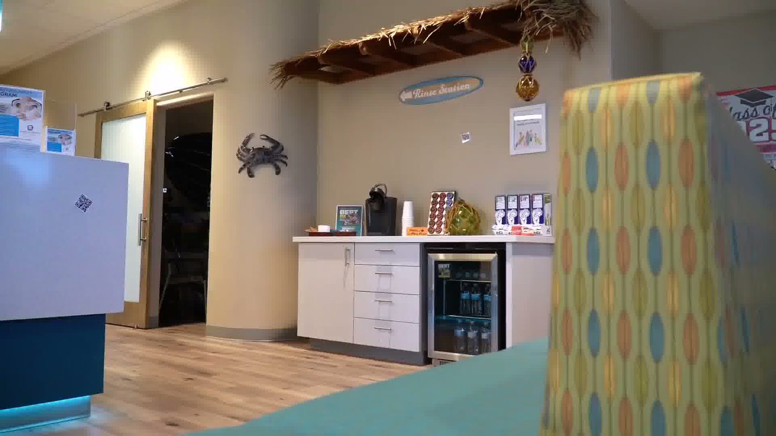The front desk at the Arroyo Grande office.