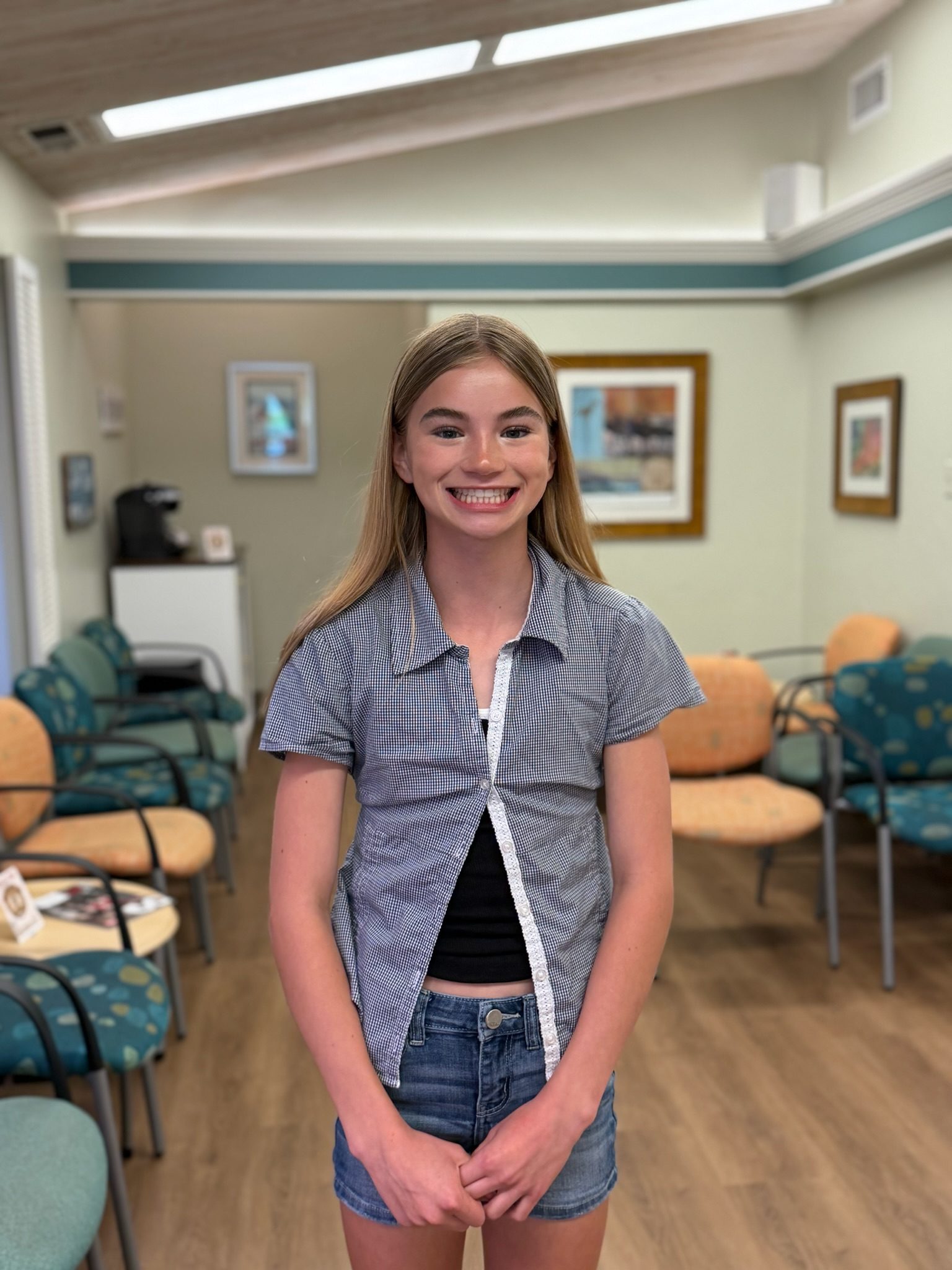 A teenage patient at the San Luis Obispo office.