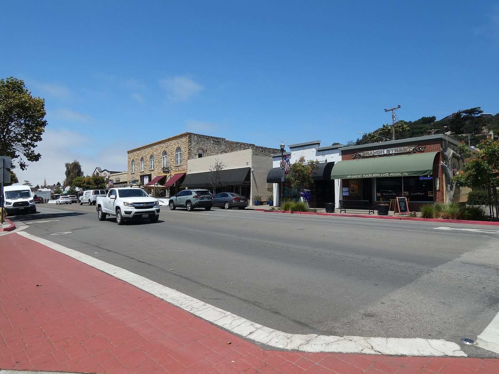 Branch Street, the historic main street of the Arroyo Grande Village.