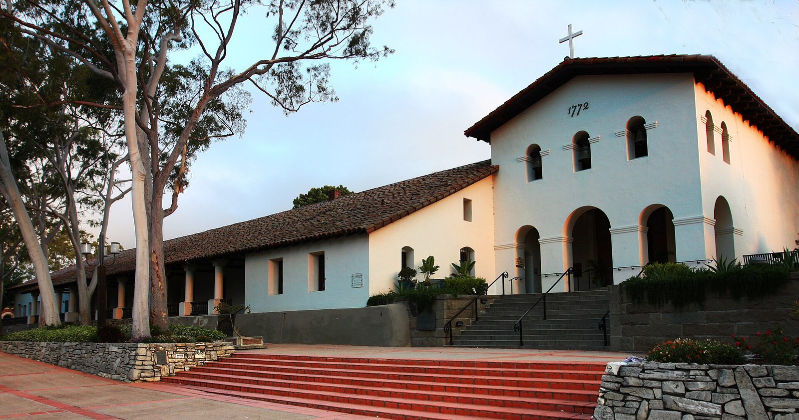 Mission San Luis Obispo de Tolosa, on Mission Plaza downtown.